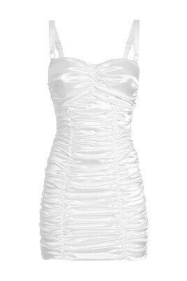 white-sweetheart-neck-dress