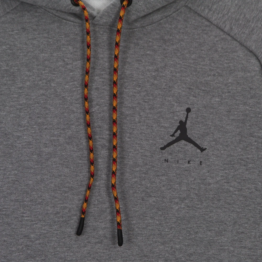 Jordan Jumpman Fleece Pullover Hoodie Gray Heren