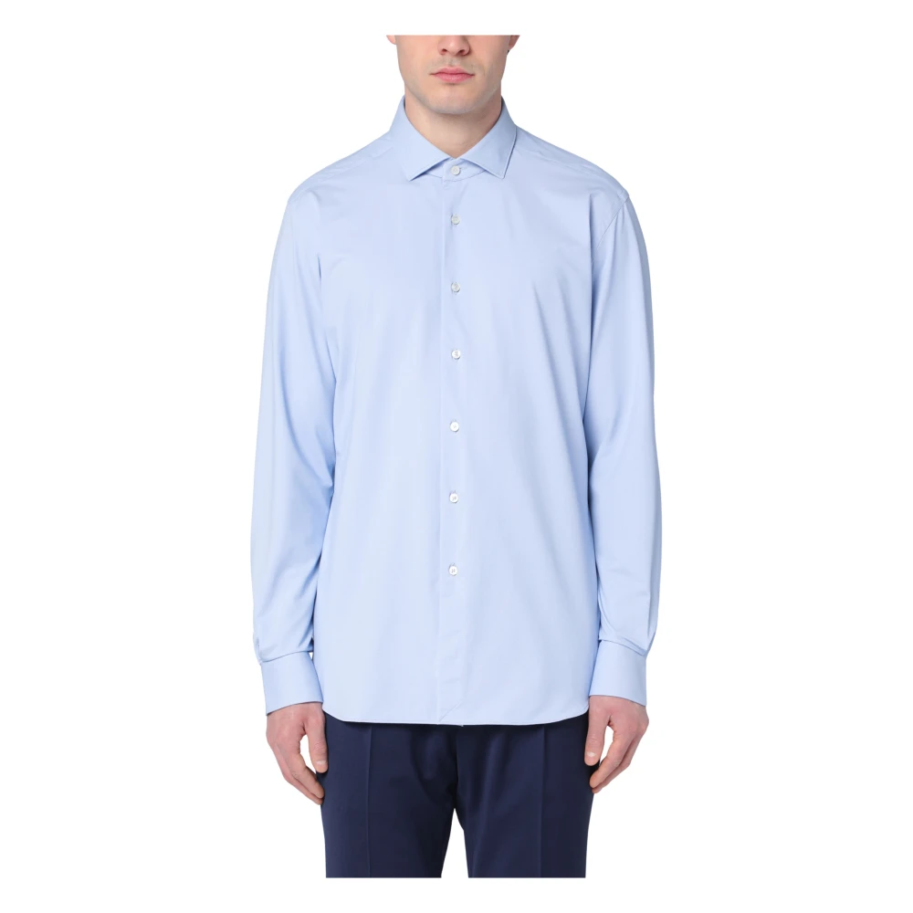 Xacus Lange Mouw Actief Shirt Blue Heren