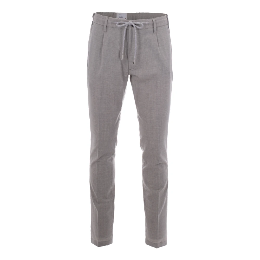 Eleventy Men's Gray Slim-Fit Trousers - Slim-Fit Trousers - W38 - Trousers