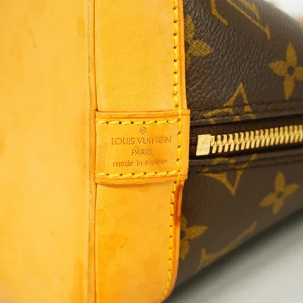 Louis Vuitton Vintage Pre-owned Fabric handbags Brown Dames