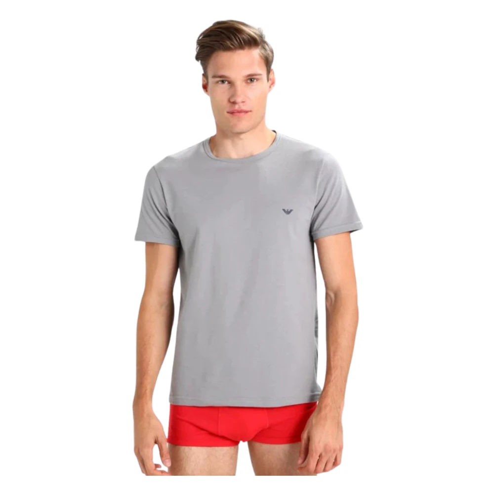 Emporio Armani Sportieve T-shirts en Polos Zwart Black Heren