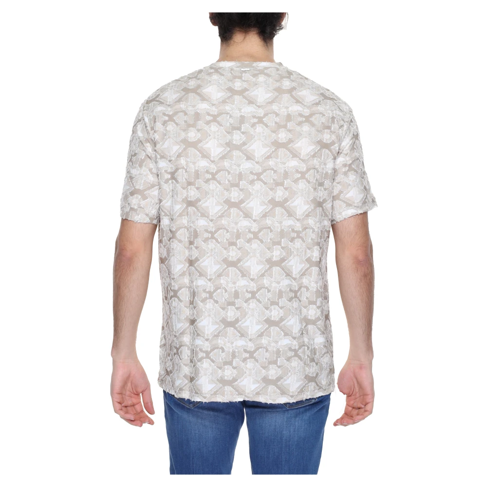 Antony Morato Heren T-shirt Lente Zomer Collectie Beige Heren