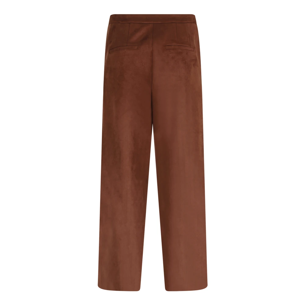 Betty Barclay Culotte van imitatieleer met Zakken Brown Dames
