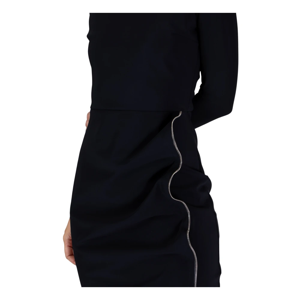 Chiara Boni Stretch Jersey Jurk Black Dames