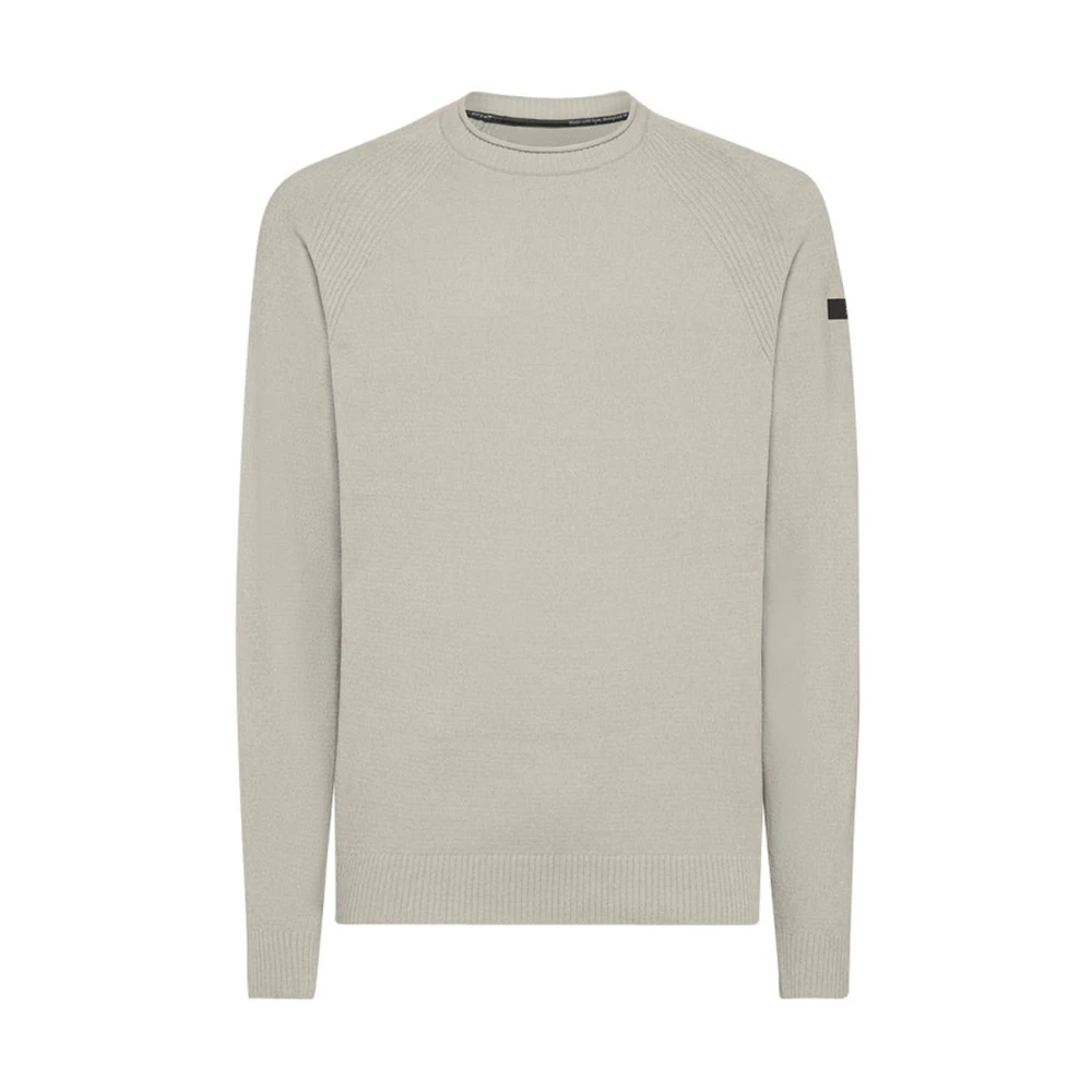 RRD Velvet Ronde Gebreide Trui Ivoor Beige Heren