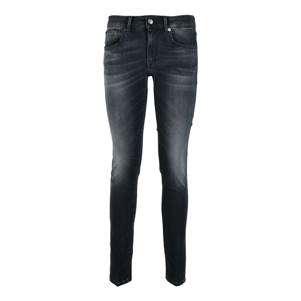 Dondup Biologisch Katoen Modal Mix Jeans Gaia Black Dames