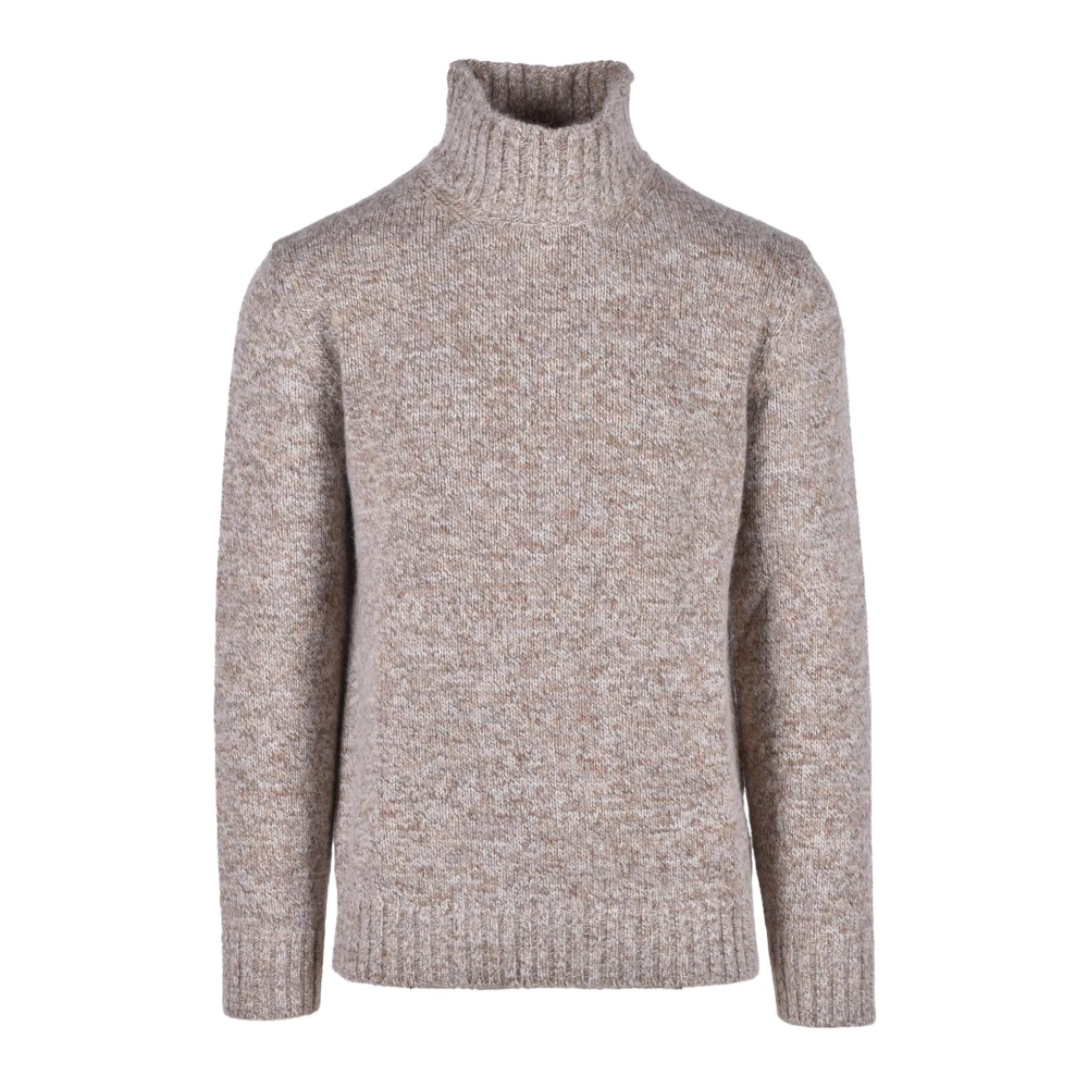 Kangra Zachte Wollen Blend Trui Beige Heren