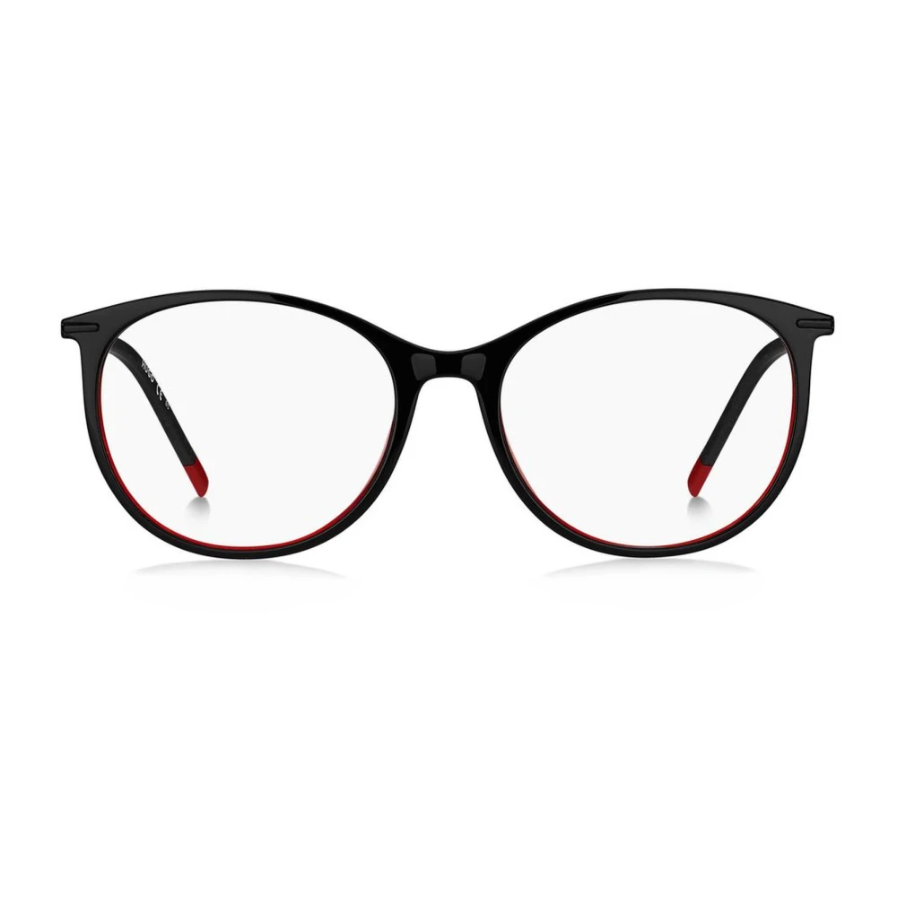 Hugo Boss Zwarte Acetaatframe Zonnebril voor Vrouwen Black Dames