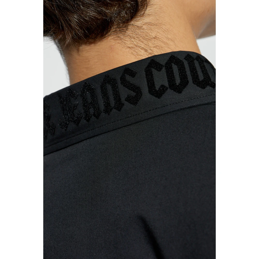 Versace Jeans Couture Shirt met Logo Black Heren
