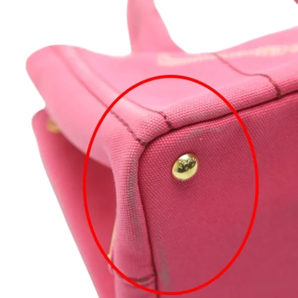 Prada Vintage Pre-owned Fabric prada-bags Pink Dames