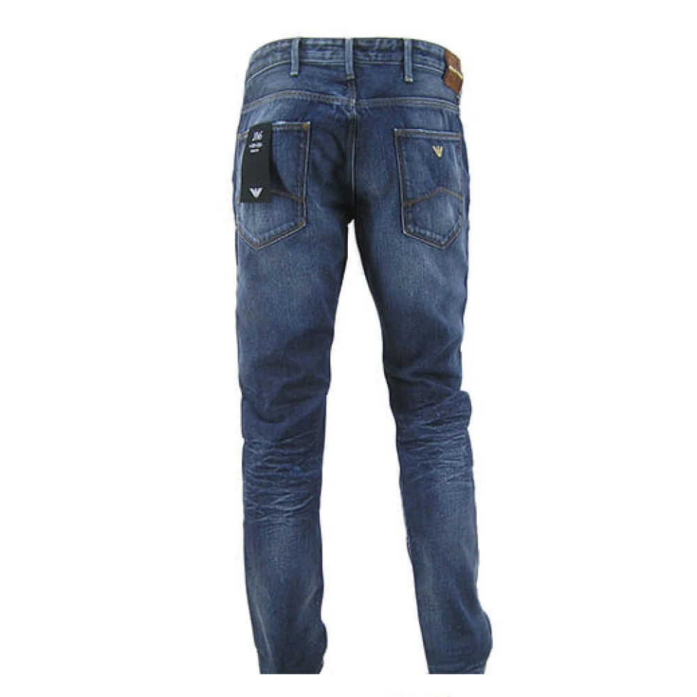 Emporio Armani Casual Rechte Pijp Jeans Blue Heren