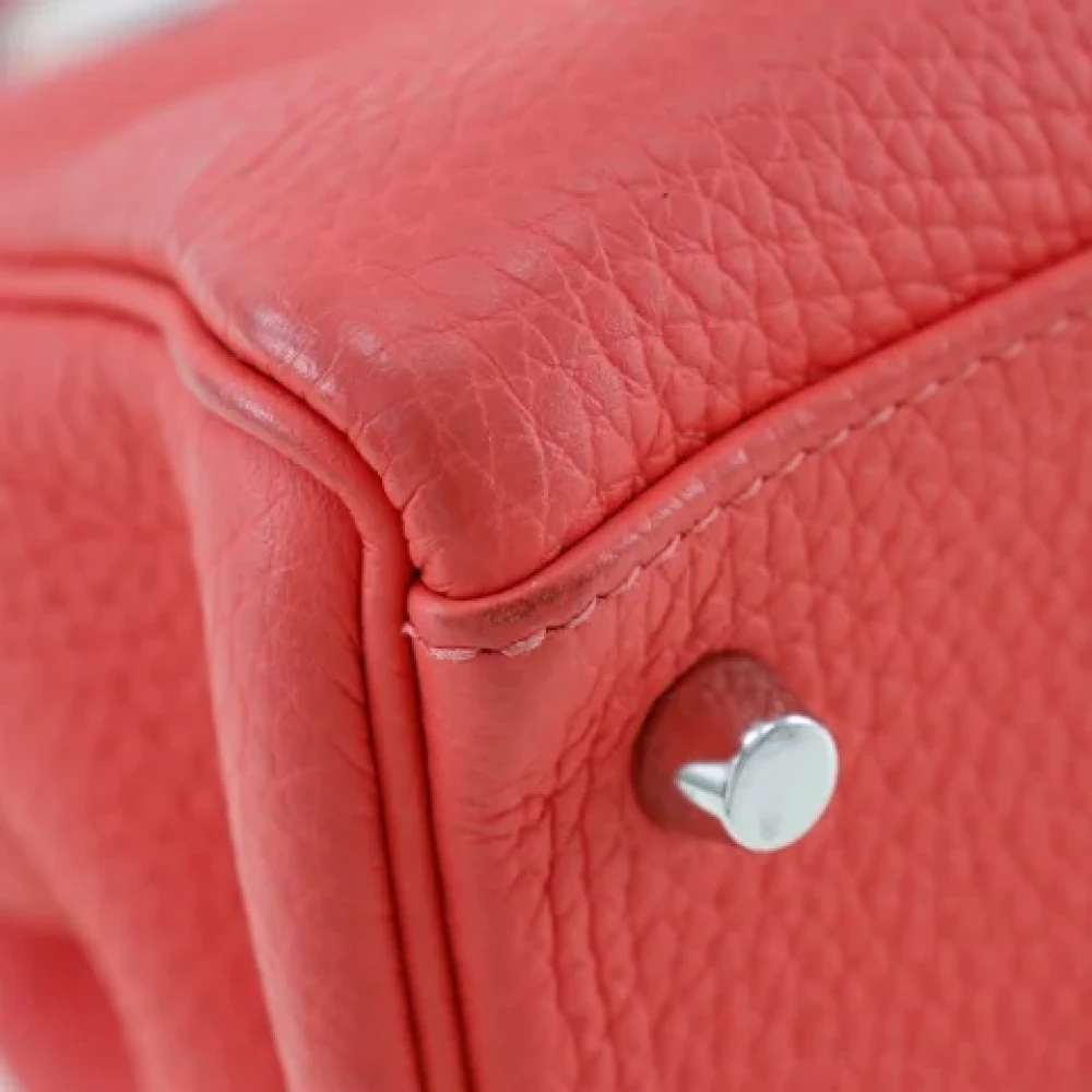 Hermès Vintage Pre-owned Fabric handbags Red Dames