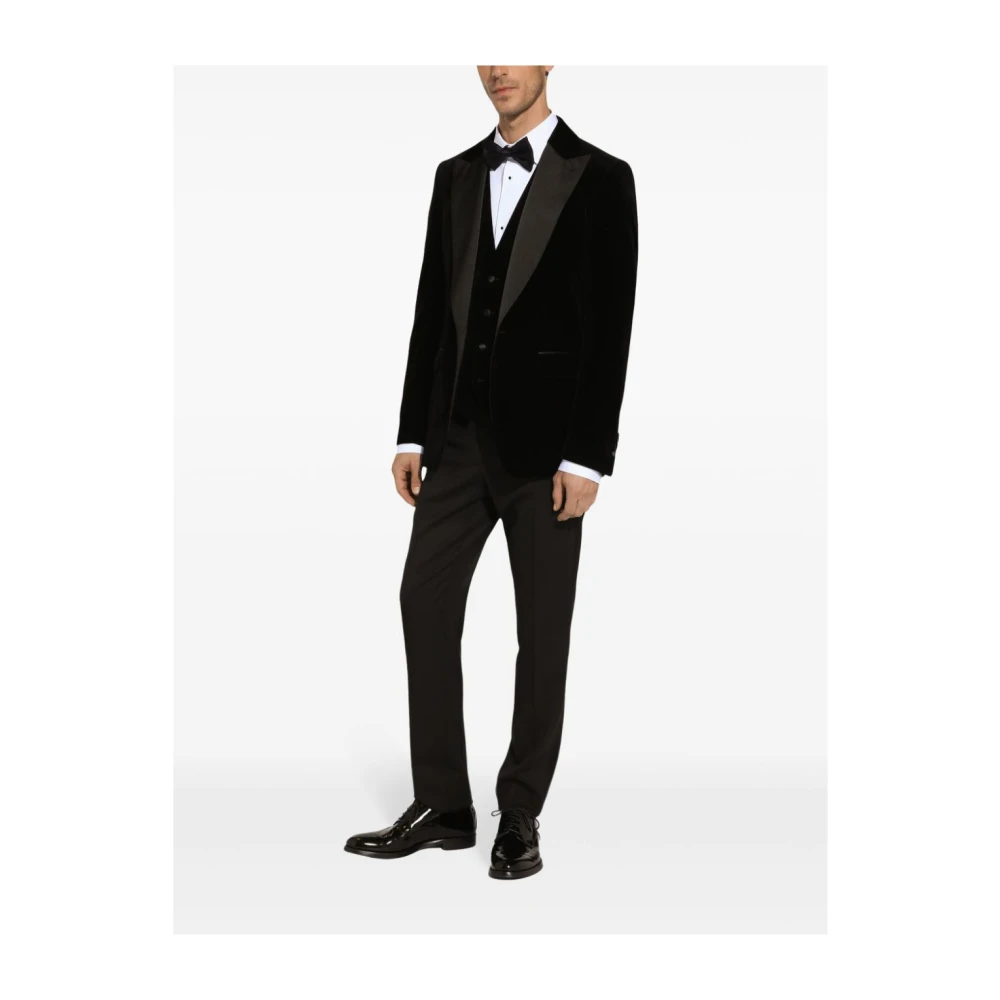 Dolce & Gabbana Zwarte Herenjassen Black Heren