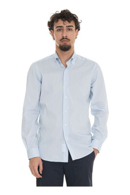 check-print-button-down-casual-shirt