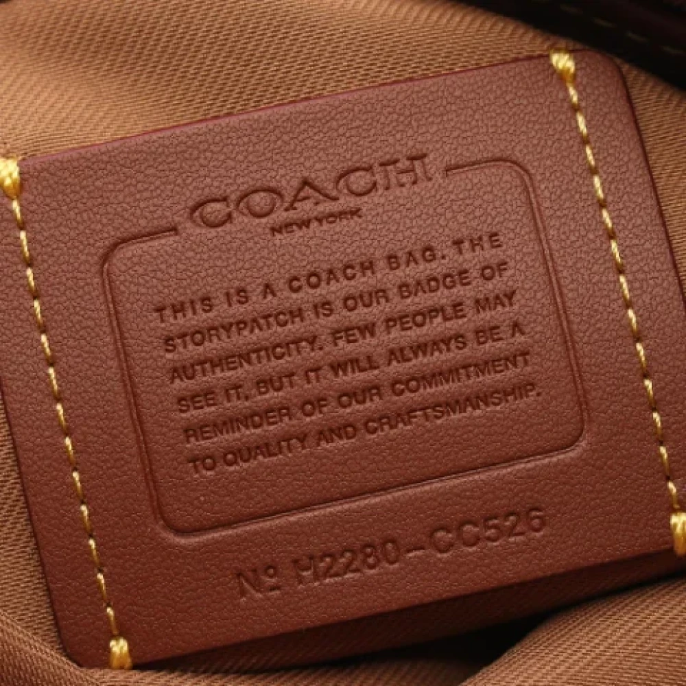 Coach Pre-owned Leather shoulder-bags Black Dames