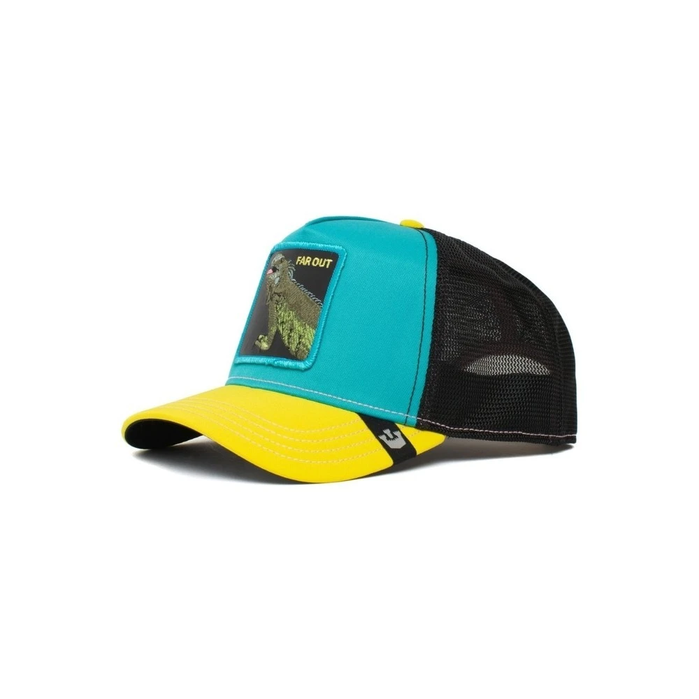 Goorin Bros Zwarte Iguana Party Trucker Pet Multicolor Heren