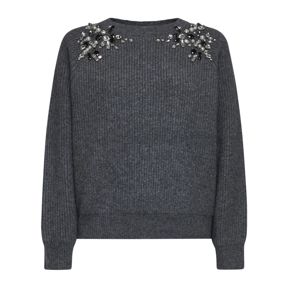 Kaos Grijze Sweater Collectie Gray Dames