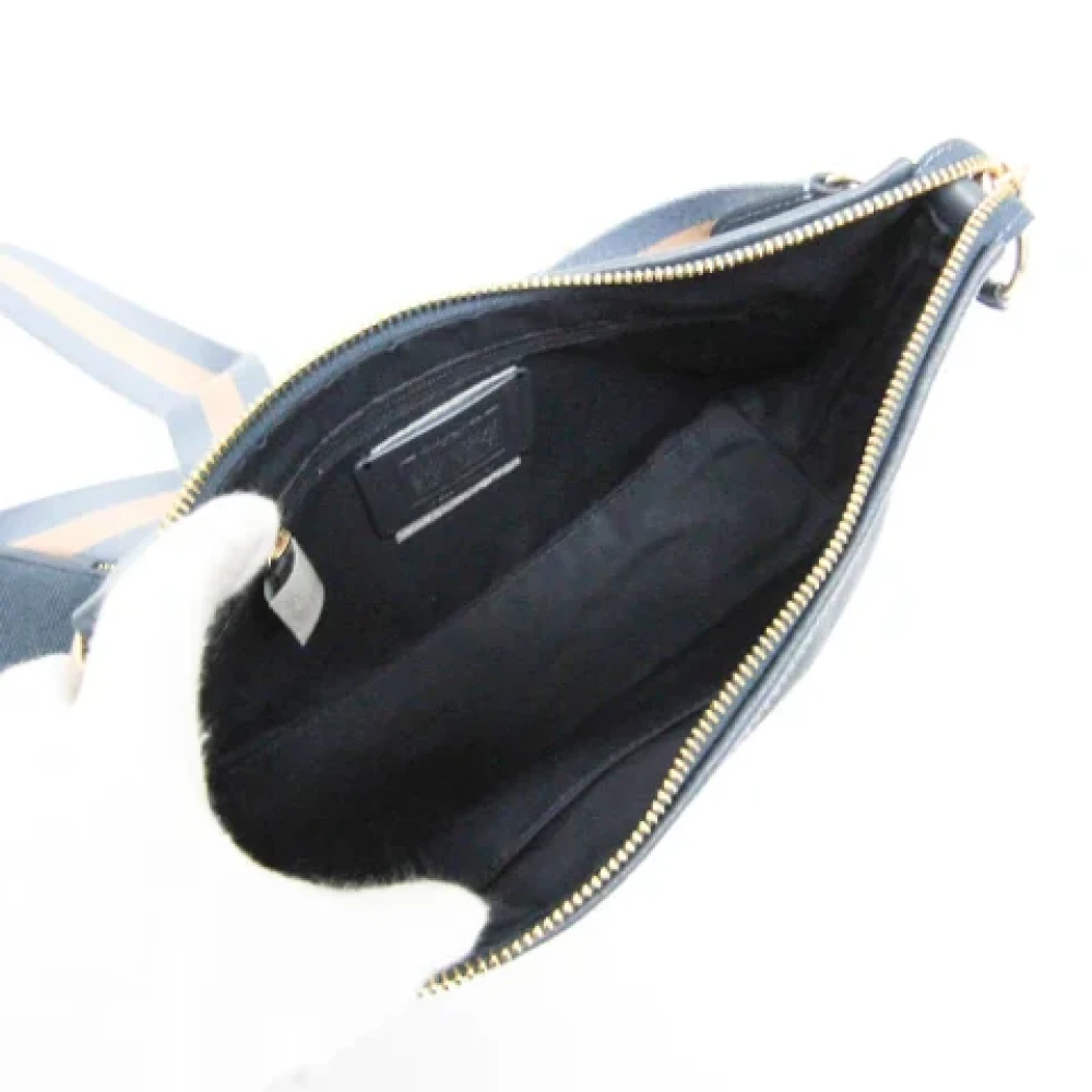 Coach Pre-owned Canvas handbags Blue Dames