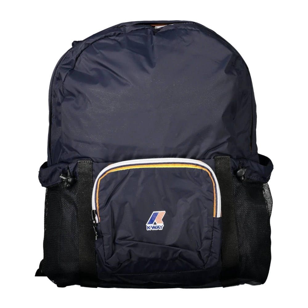 K-way Blauwe Heren Rugzak Contrast Details Blue Heren