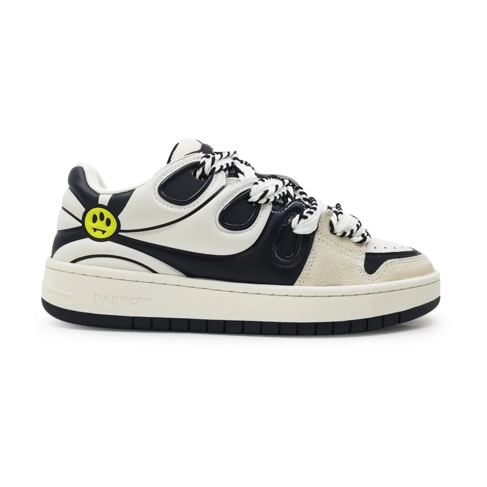 Barrow Men's Black Sneakers, 9 Uk, Skate Trainers