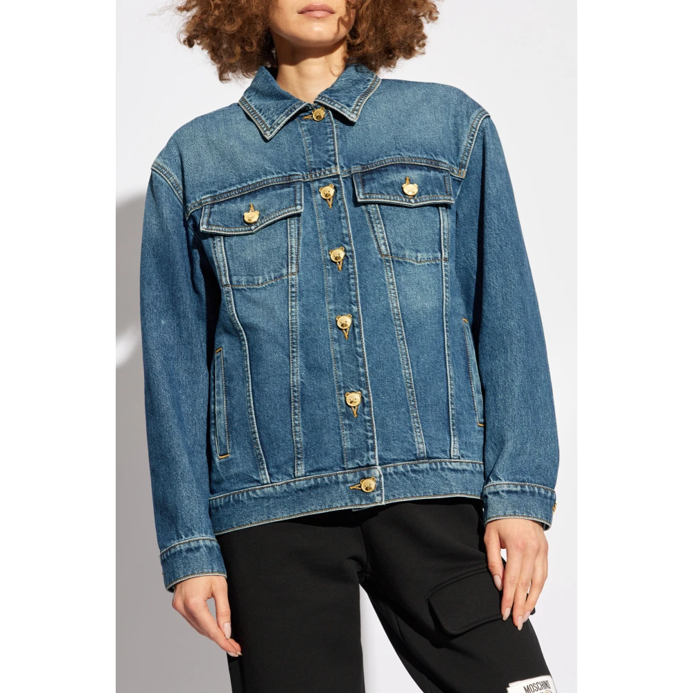 Moschino Denim jas Blue Dames