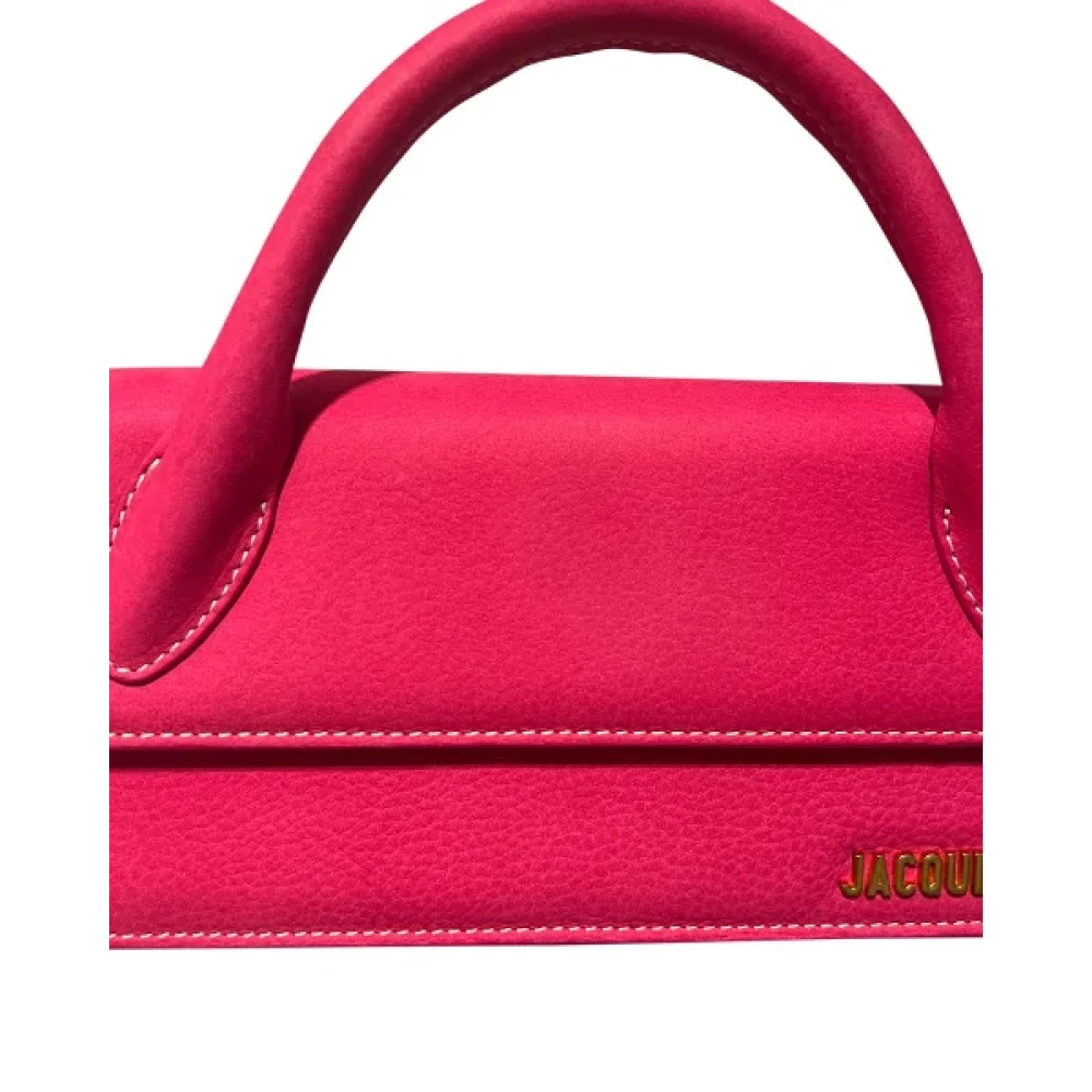 Jacquemus Pre-owned Leather handbags Pink Dames