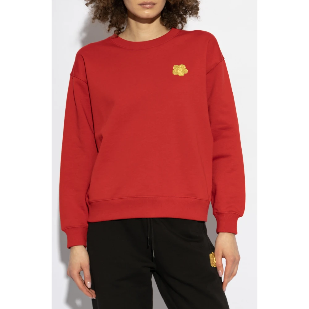 Kenzo Sweatshirt met geborduurd logo Red Dames