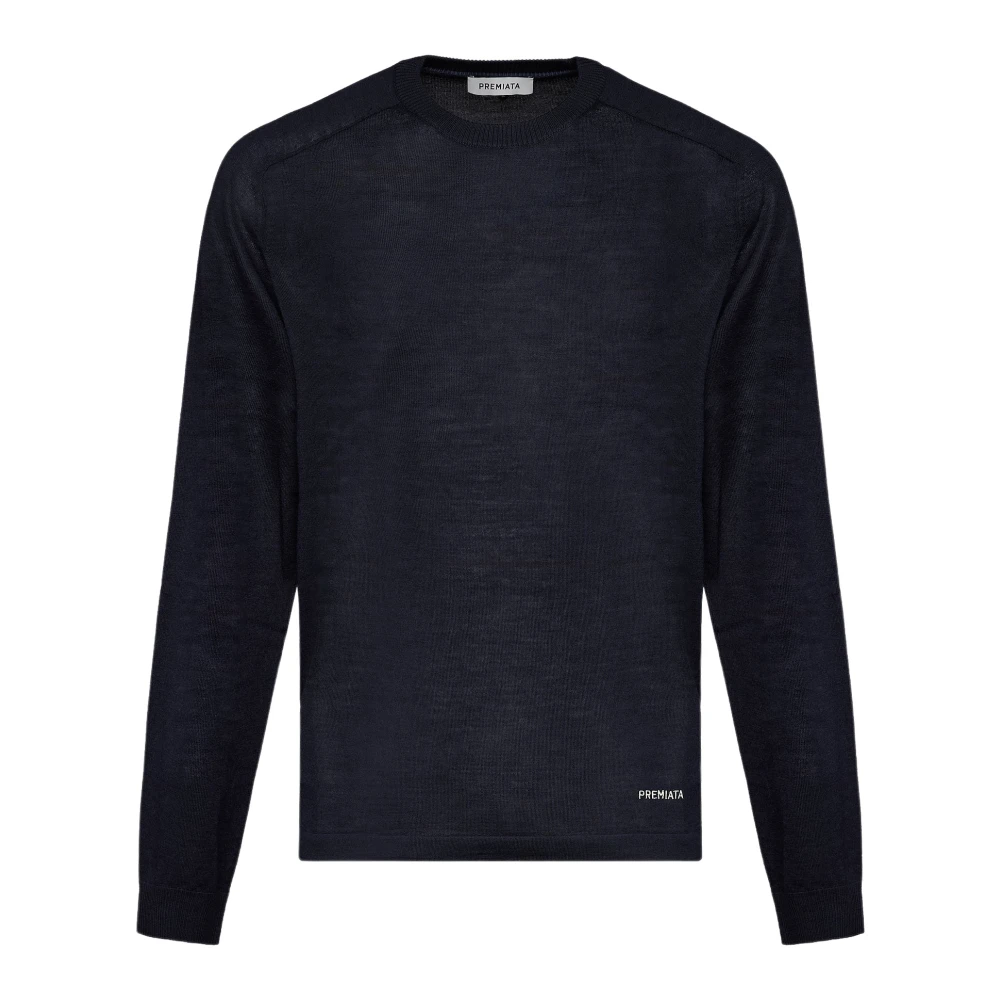 Premiata Blue Pmg18s30 Crew Neck Jumper - Male - Round-Neck Knitwear - Xl - Knitwear