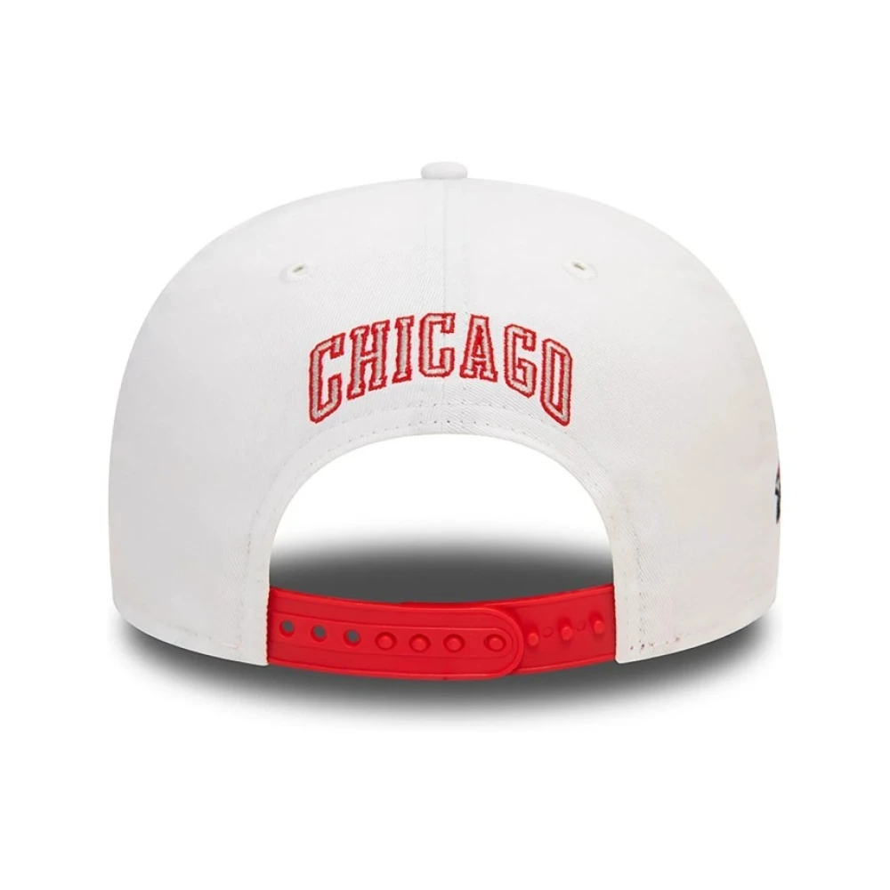 new era Witte Bulls Crown Patch Pet White Heren