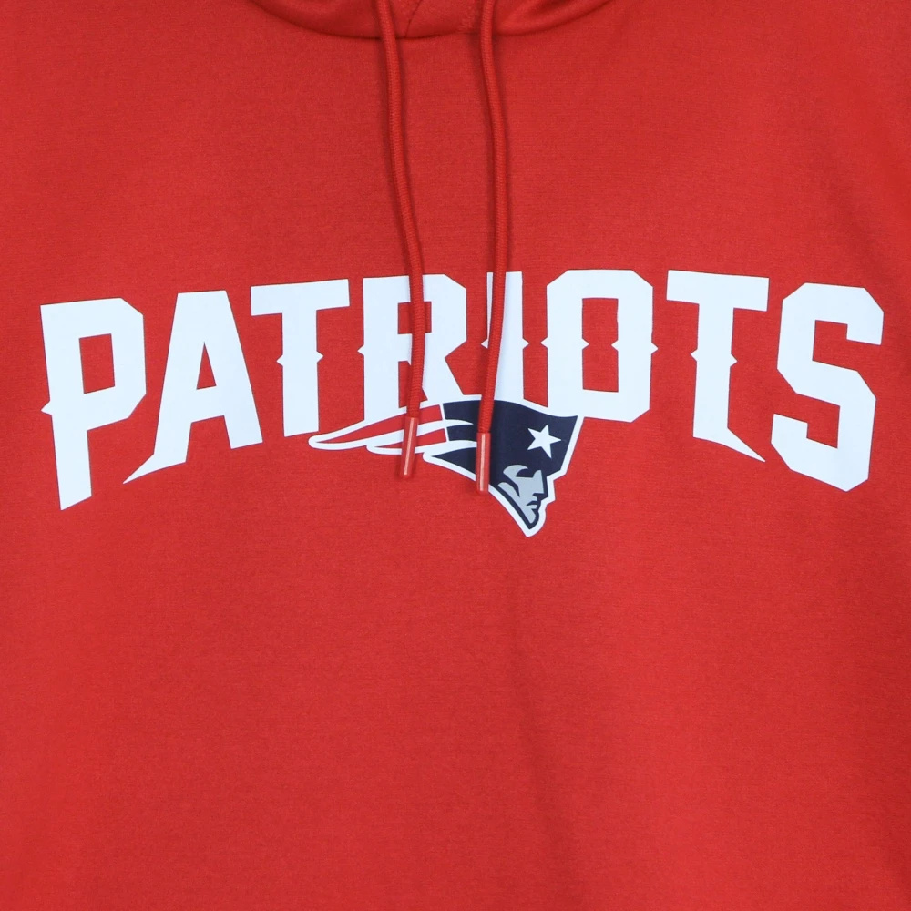 Nike NFL Wordmark Therma Pullover Hoodie Red Heren