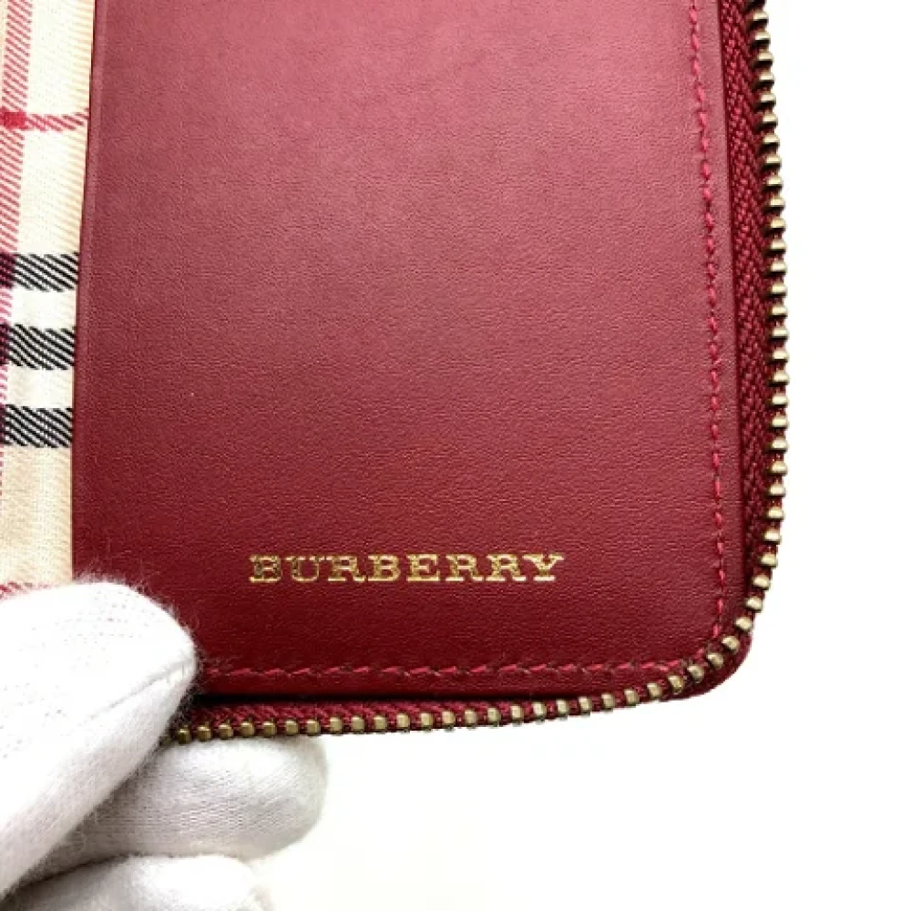 Burberry Vintage Pre-owned Fabric key-holders Red Unisex