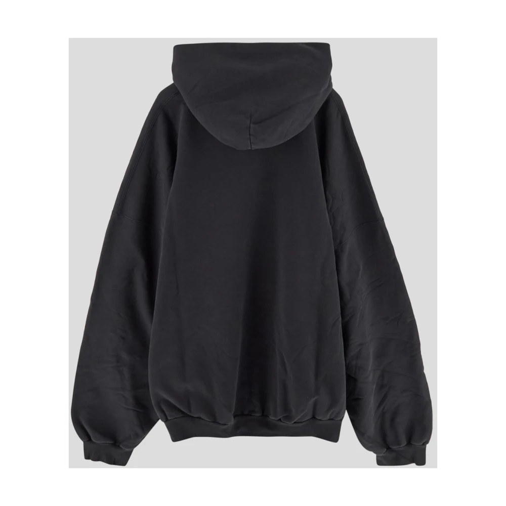 Balenciaga Katoenen Boxing Hoodie Black Heren