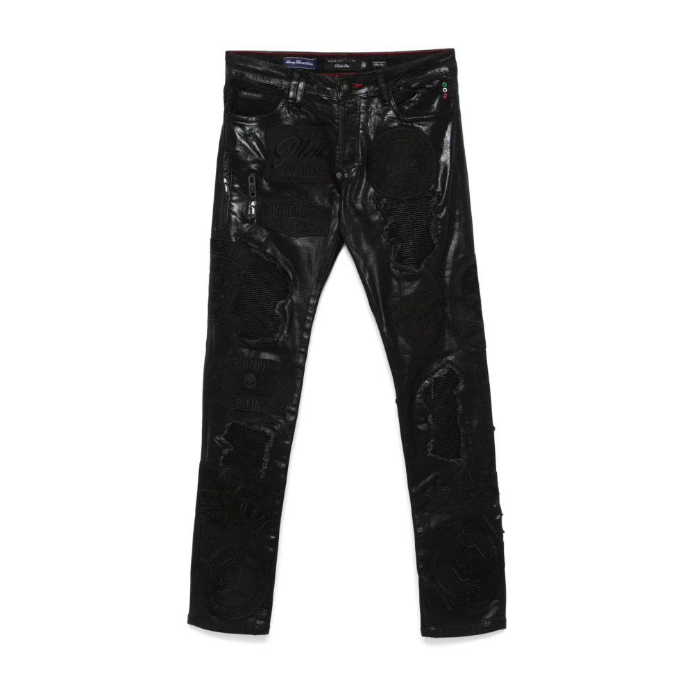 Philipp Plein Klassieke Denim Jeans Black Heren