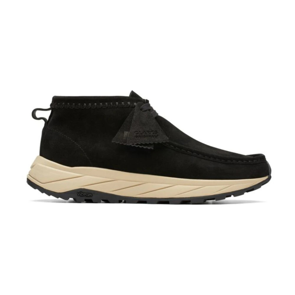 Clarks Wallabee Eden Suede Schoenen Heren Schoenen Zwart
