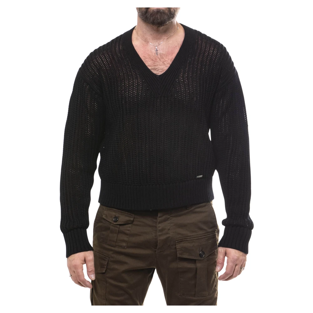 Knitwear > V-neck Knitwear - - Dsquared2 - Modalova