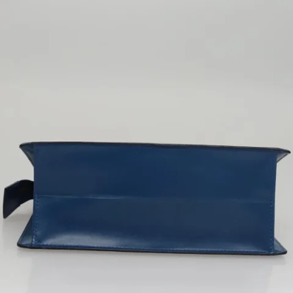 Louis Vuitton Vintage Pre-owned Leather pouches Blue Dames