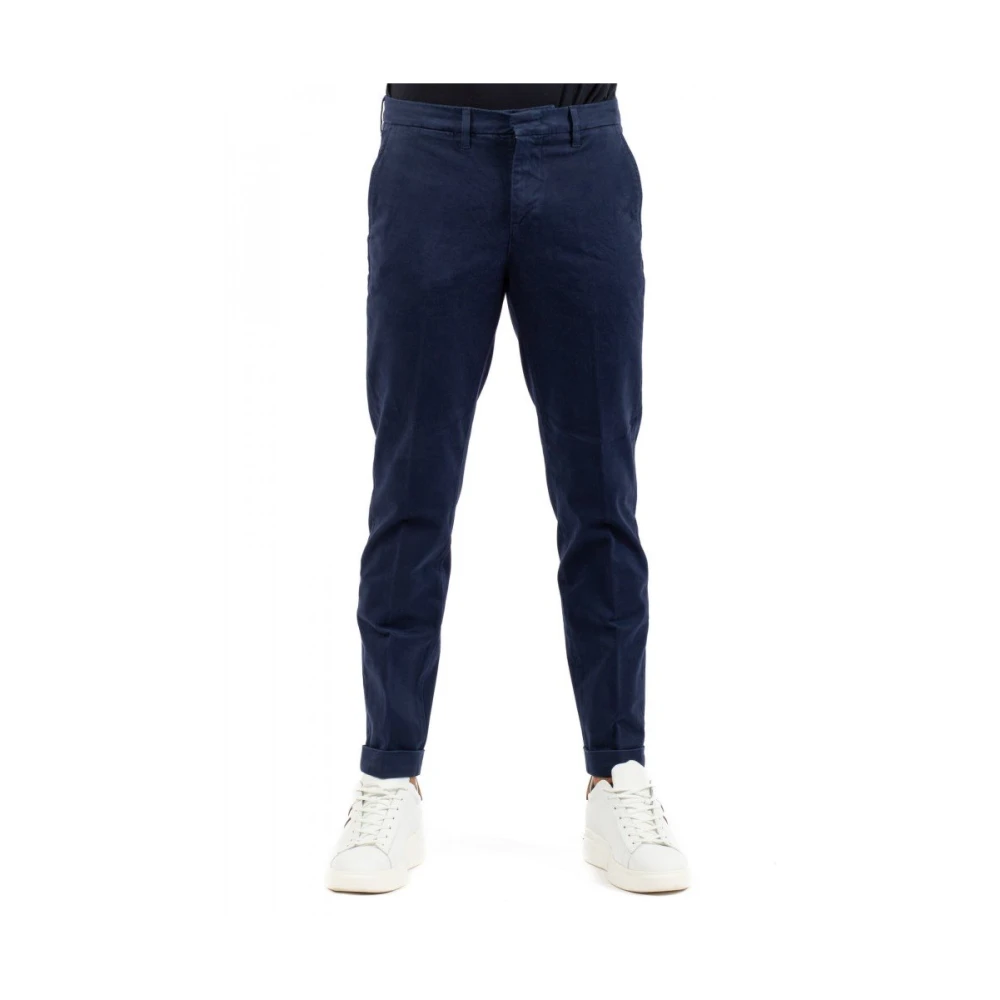 Fay Heren Casual Broek Blue Heren
