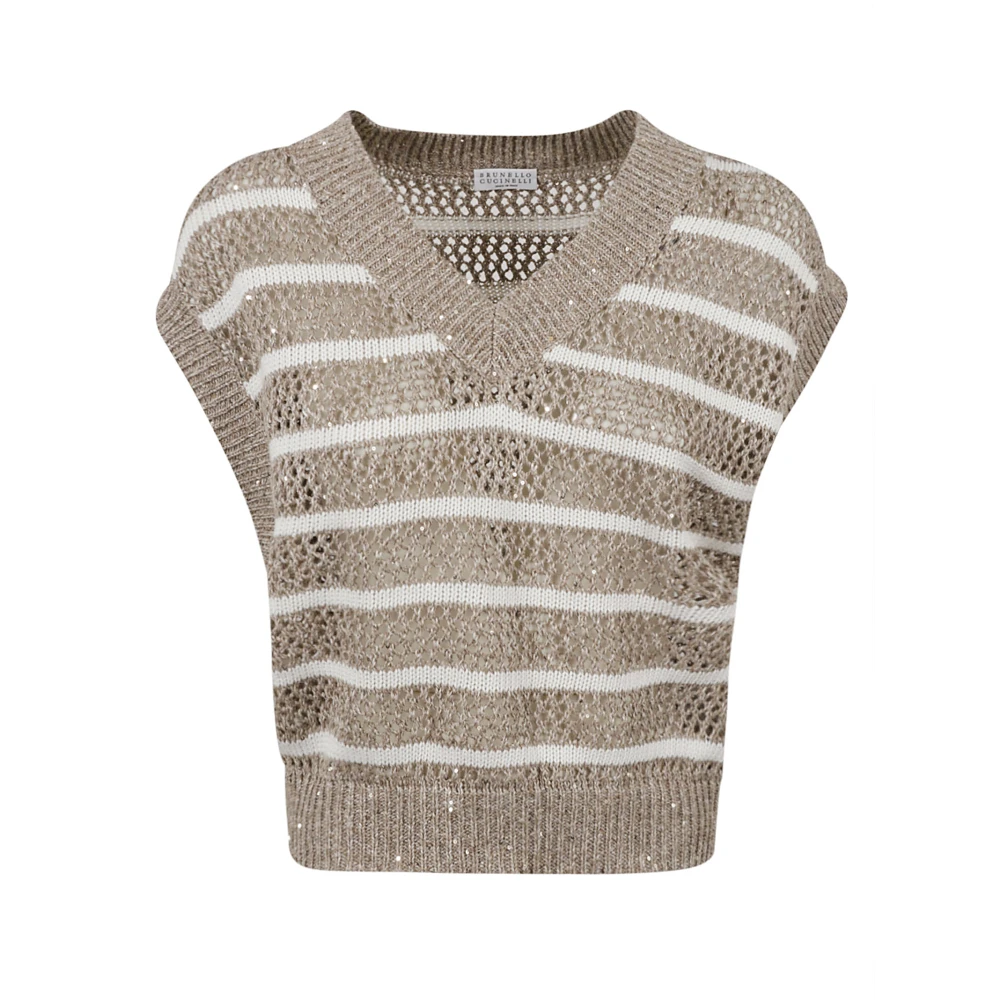 Knitwear > V-neck Knitwear - - Brunello Cucinelli - Modalova
