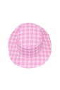 chapeau-bob-en-lin-vichy-rose