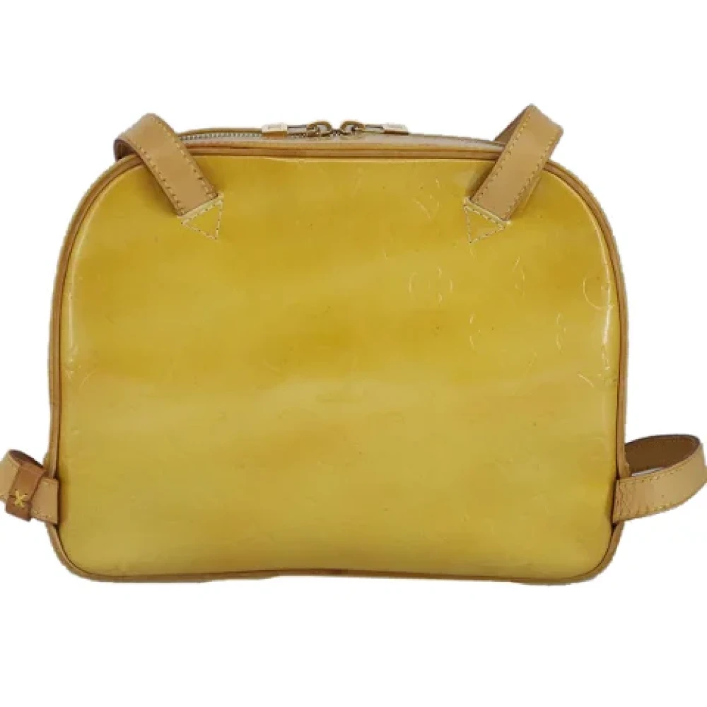 Louis Vuitton Vintage Pre-owned Leather backpacks Yellow Dames
