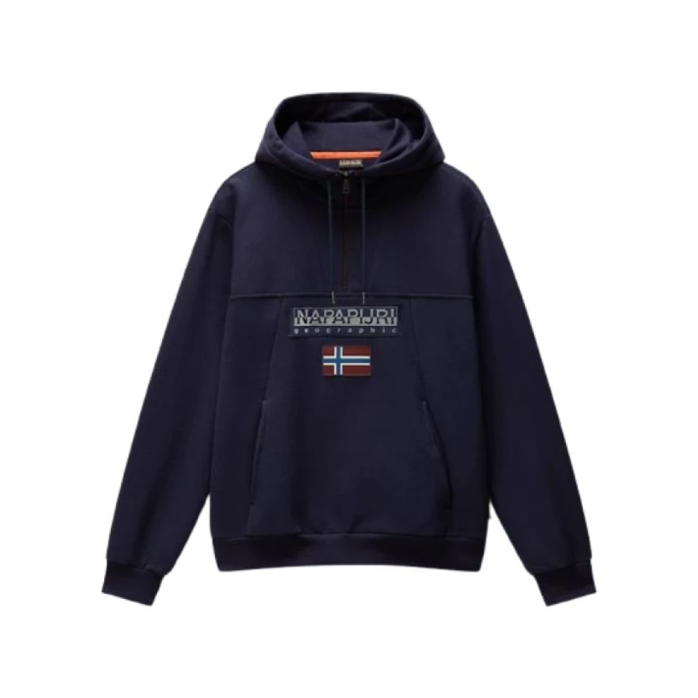 Napapijri Mannen Burgee HZH 2.0 Sweatshirt Blue Heren
