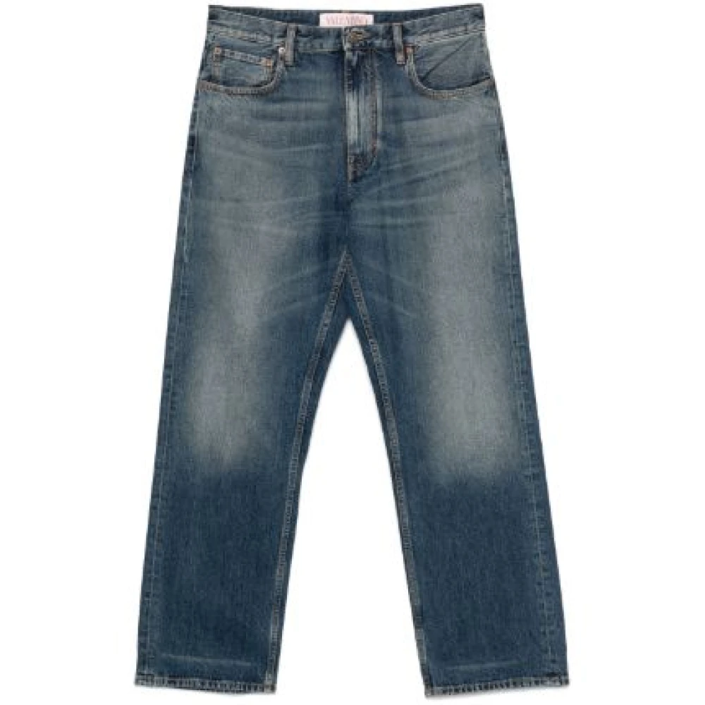 Valentino Indigo 5-Pocket Rits Jeans Blue Heren