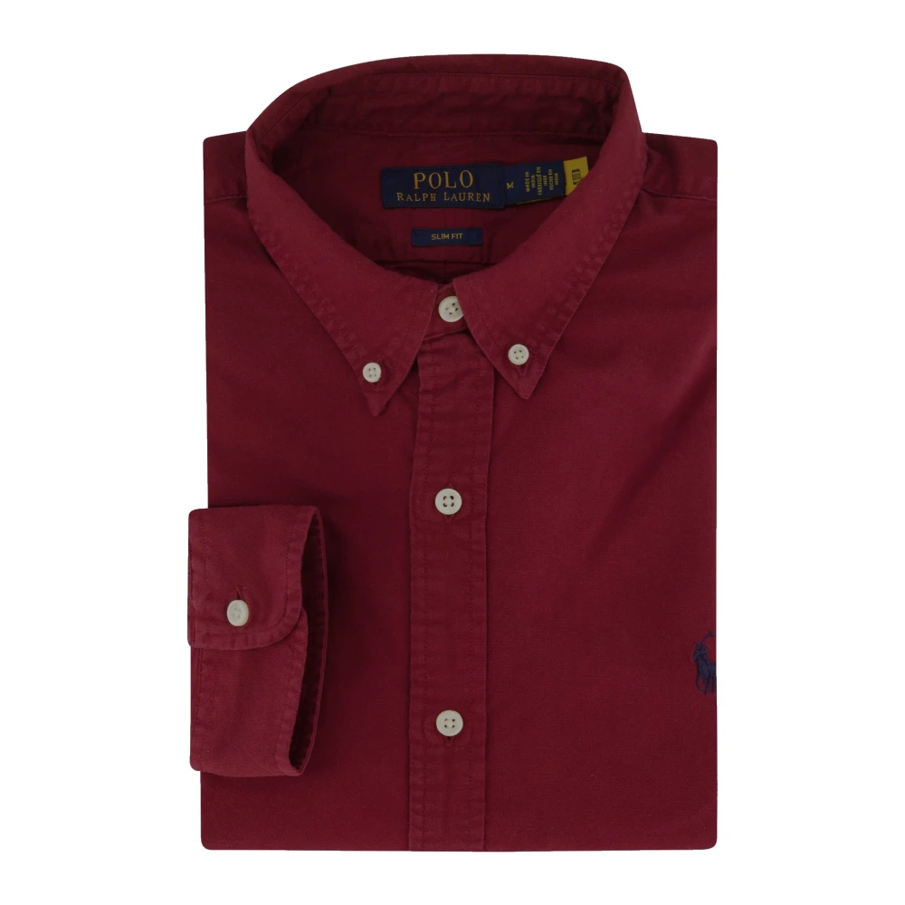Polo Ralph Lauren Rood Casual Overhemd Red Heren