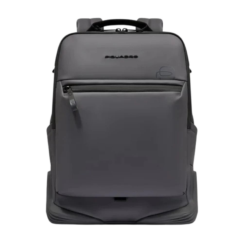 Piquadro Men's Gray Corner 2.0 15.6 Laptop Backpack