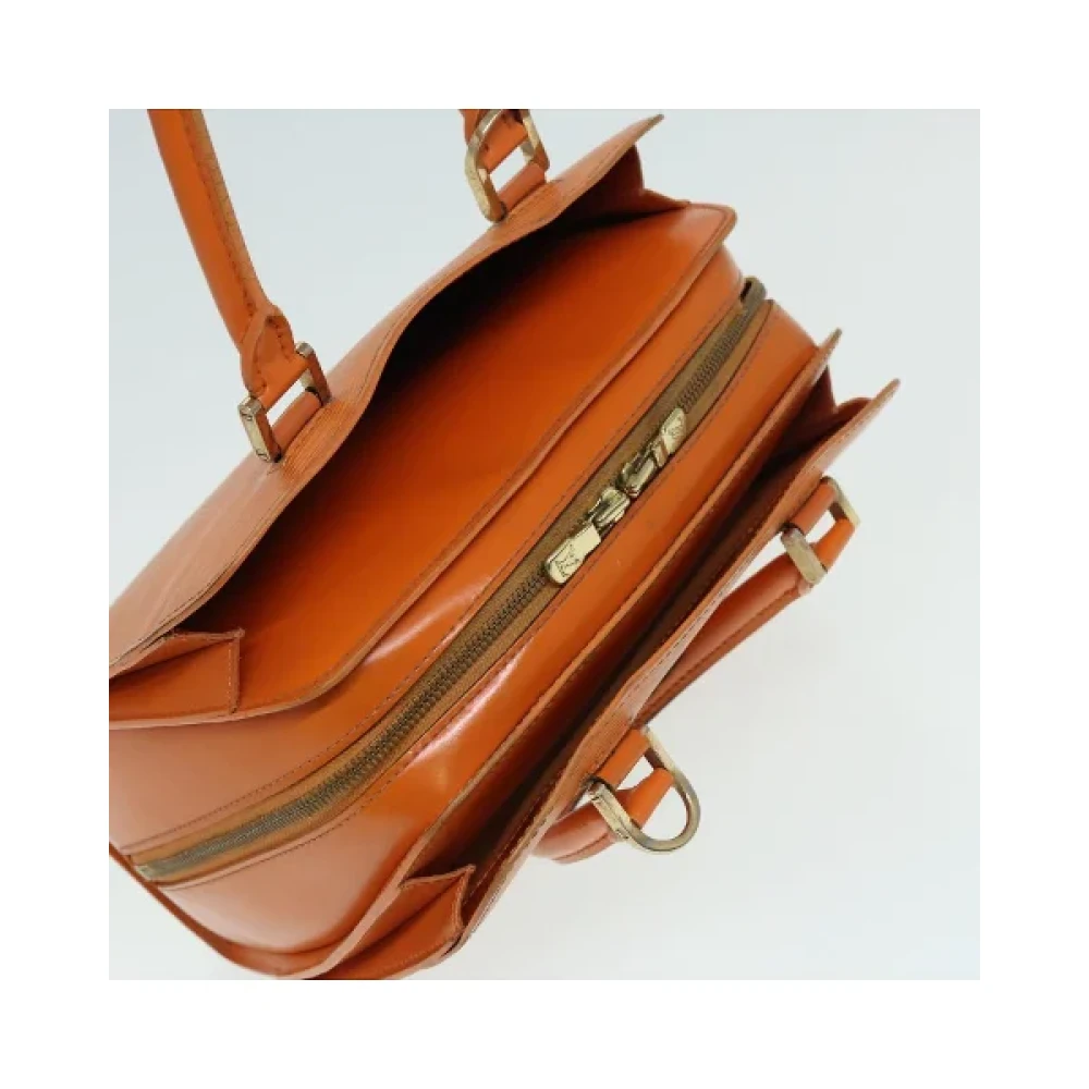 Louis Vuitton Vintage Pre-owned Leather handbags Orange Dames
