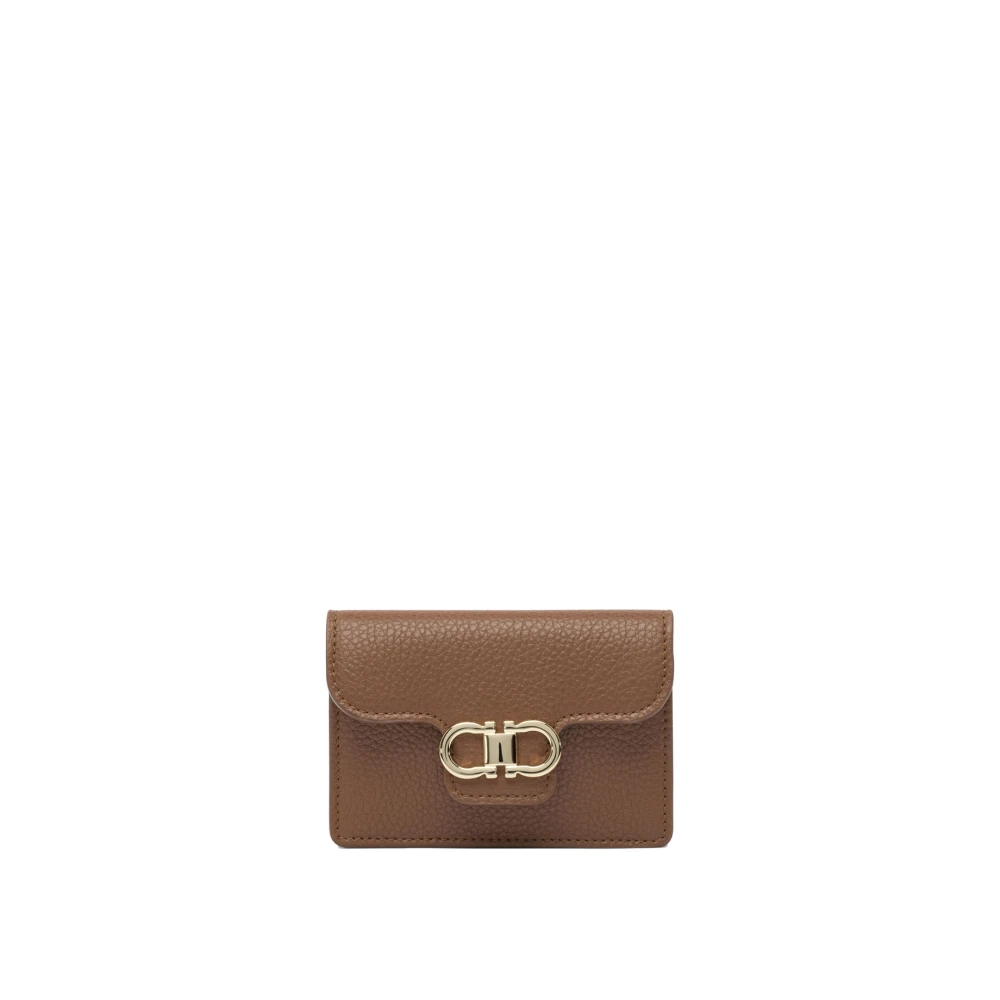 Ferragamo Women's Brown Key Holder Accessories Elegant Style - Wallets & Cardholders - One Size - Accessories