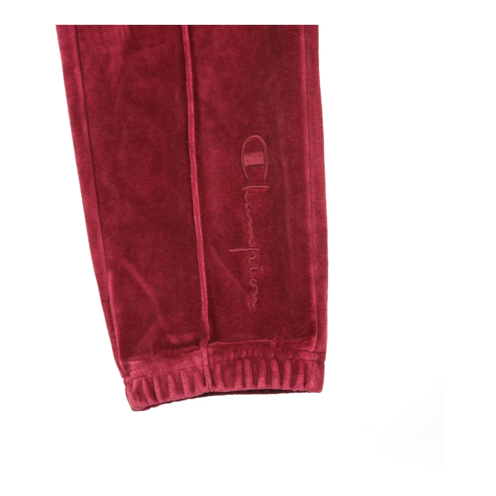 Champion Burgundy Straight Hem Broek Red Heren