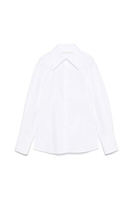 white-button-up-shirt-with-dart-detailing