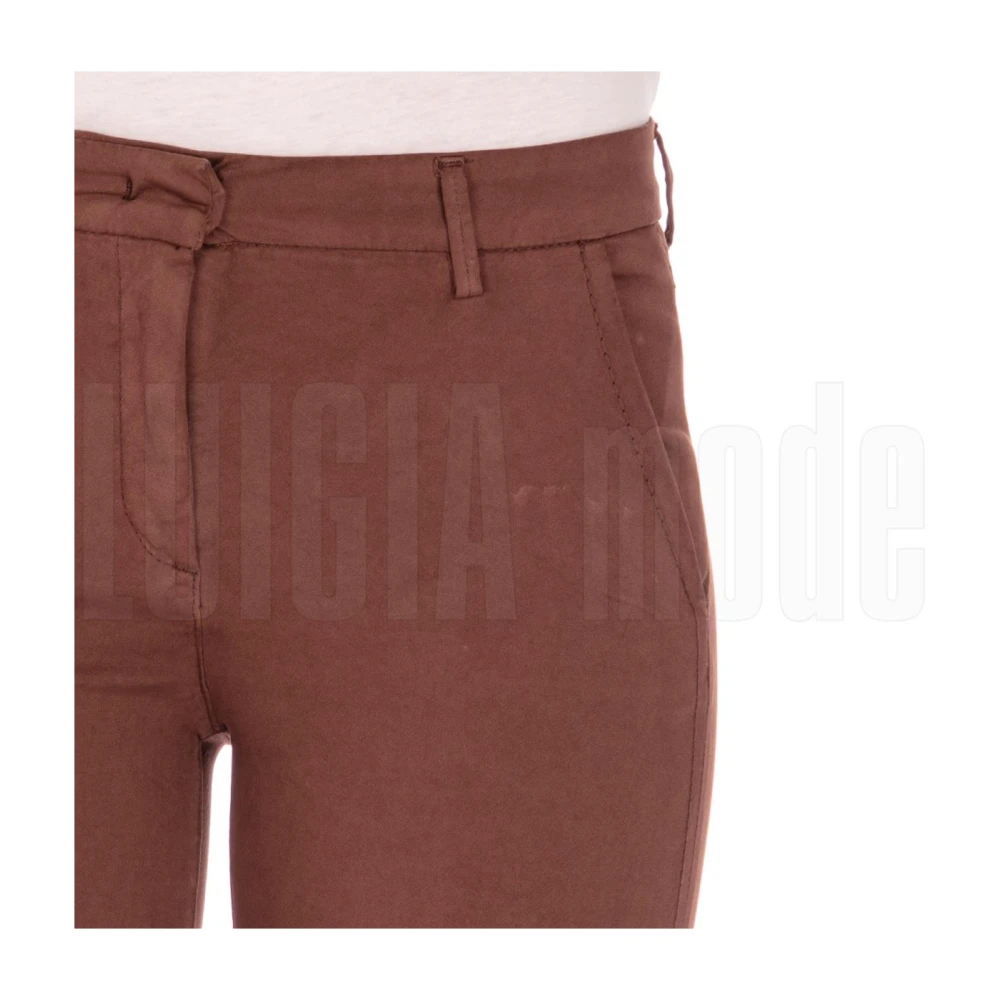 Via Masini 80 Stijlvolle Herenbroek Brown Dames